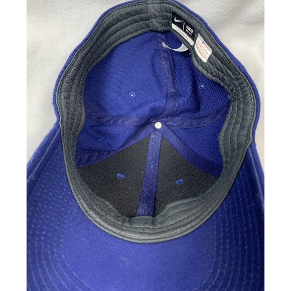 Texas Rangers Hat Cap Nike Stretch Fit Blue Red Embroidered MLB Baseball Dri-FIT - Picture 4 of 8